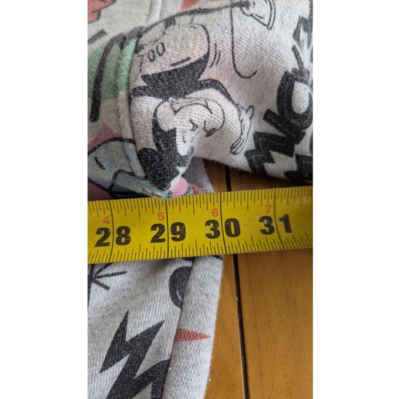 Disney Artist Series Mickey Mouse All Over Print Hoodie‎ Oversized Sweatshirt XL - Picture 2 of 6